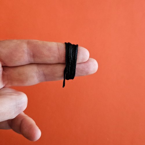 Margot Potter's Witch, Please Pendant - , Contemporary Wire Jewelry, Coiling, Coiling Wire, Wire Coiling, Loops, Wire Loop, Wrapped Wire Loop, Wrap the floss around your finger